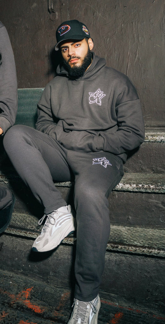 CHARCOAL GREY ESSENCE SWEATSUIT